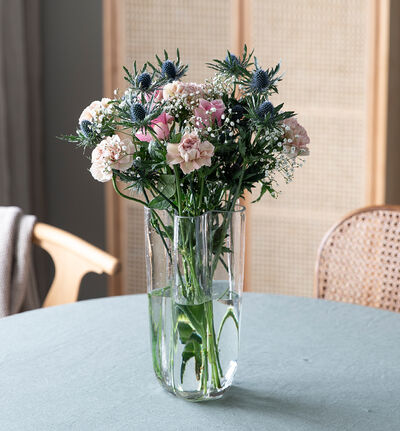 Curvy glassvase 25 cm Curvy glassvase 25 cm